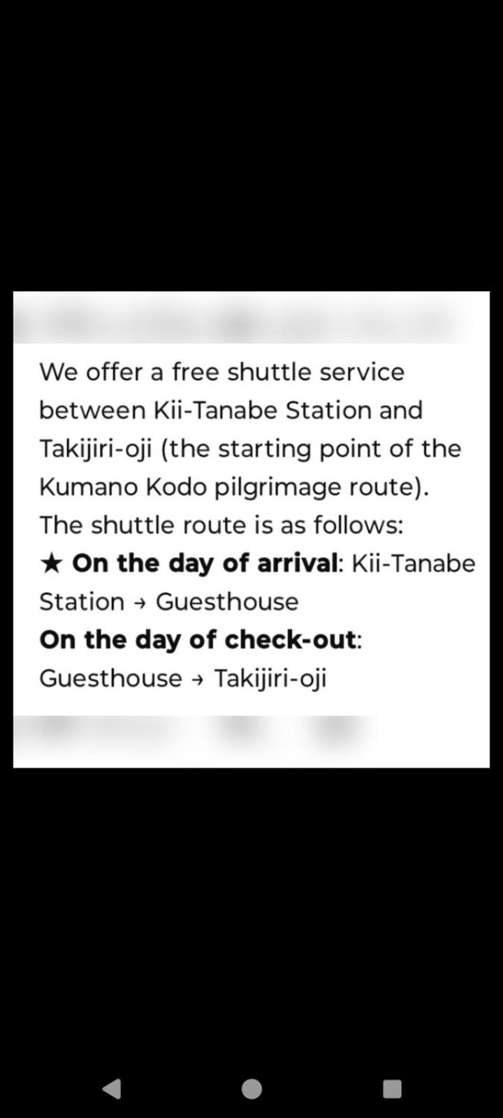 Kumano Kodo Nagano Guesthouse Tanabe Exterior photo